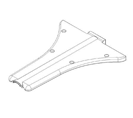 33041 Top Cover, Lower Arm Casting