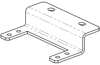 34988 Bracket, Mounting, Trimmer Servo